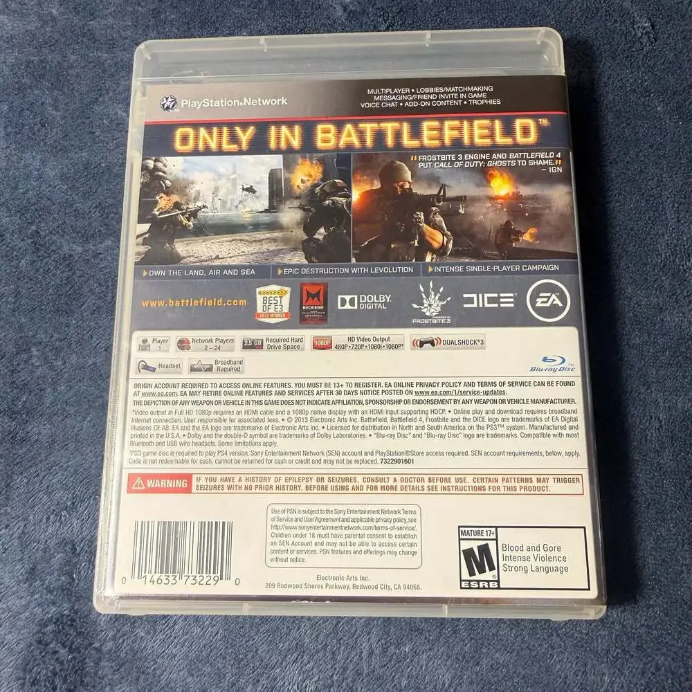 Battlefield 4 Premium Edition (Sony PlayStation 3, 2013)